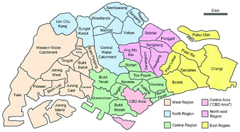 what are the cities in singapore|Singapore: Regions & Major Planning Areas .